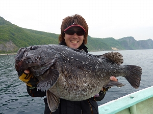 驚愕の58cm、4.2kgの巨大クロソイ。ソイの4キロオーバーの迫力たるや、ハンパないです。最高です!!