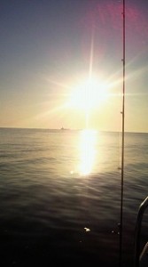 景勝の地に朝日が昇る。心高ぶる瞬間です。今年もどうかステキな釣りが出来ますようにー。