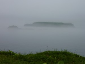 厚岸湾に浮かぶ大黒島