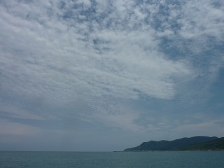 夏の日本海はベタナギであることが多いです。